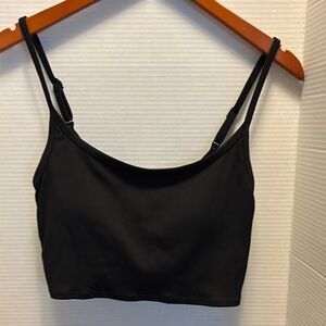 Aerie Black Scoop Neck Top